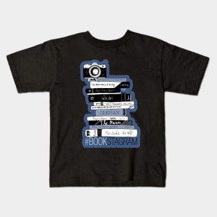 Bookstagram Indigo Blue Kids T-Shirt